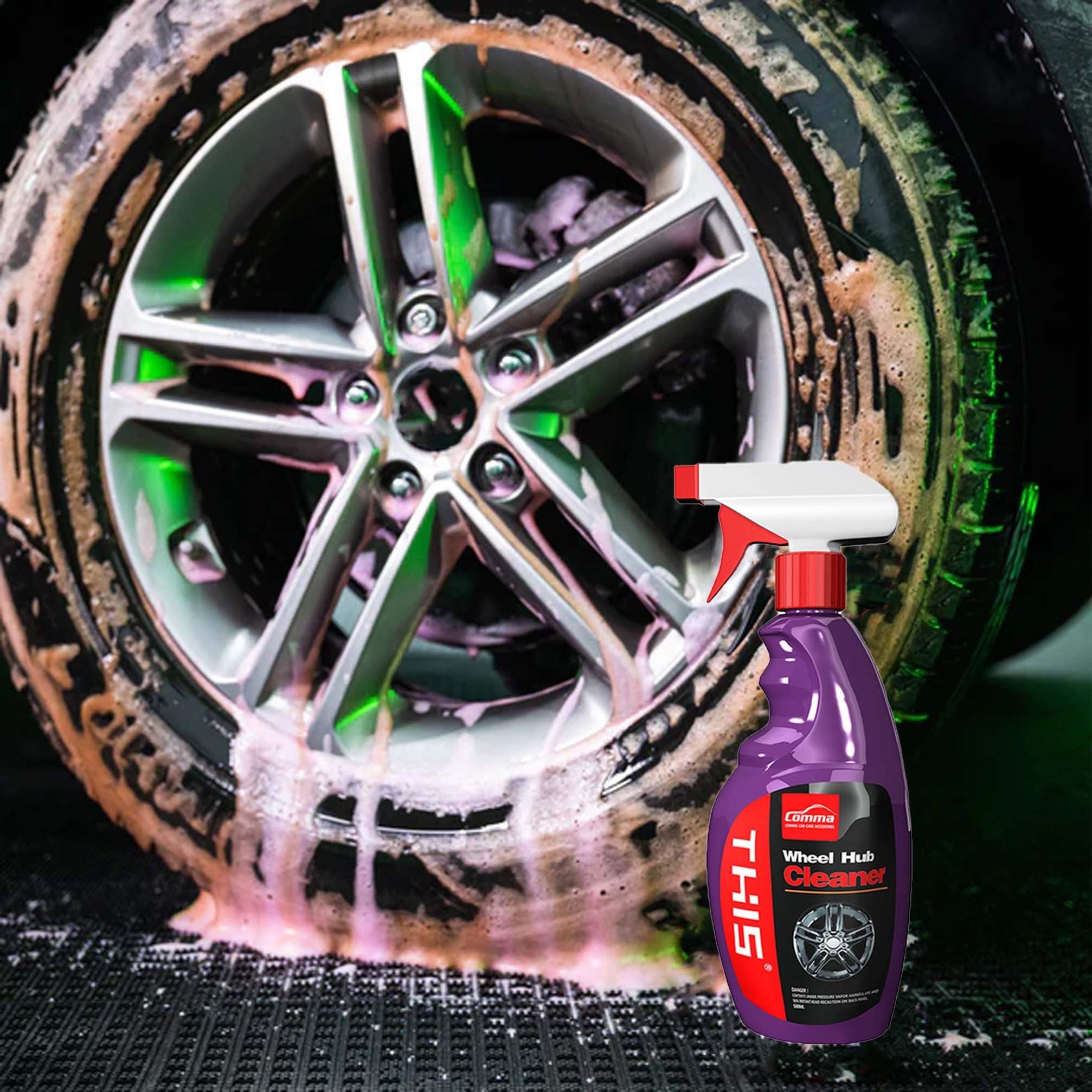 New Environmental Friendly Formula MSDS Super and Strong cleaning deep  wheel rim  liquid All Wheel & Tire Cleaner