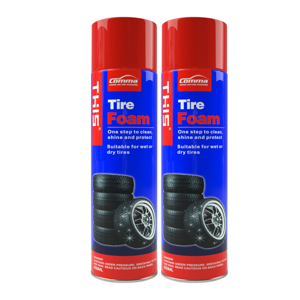 longest lasting water base waterless shine black tire wet gel glitter foam cleaner polish  wax tyre protect silicone wax spray