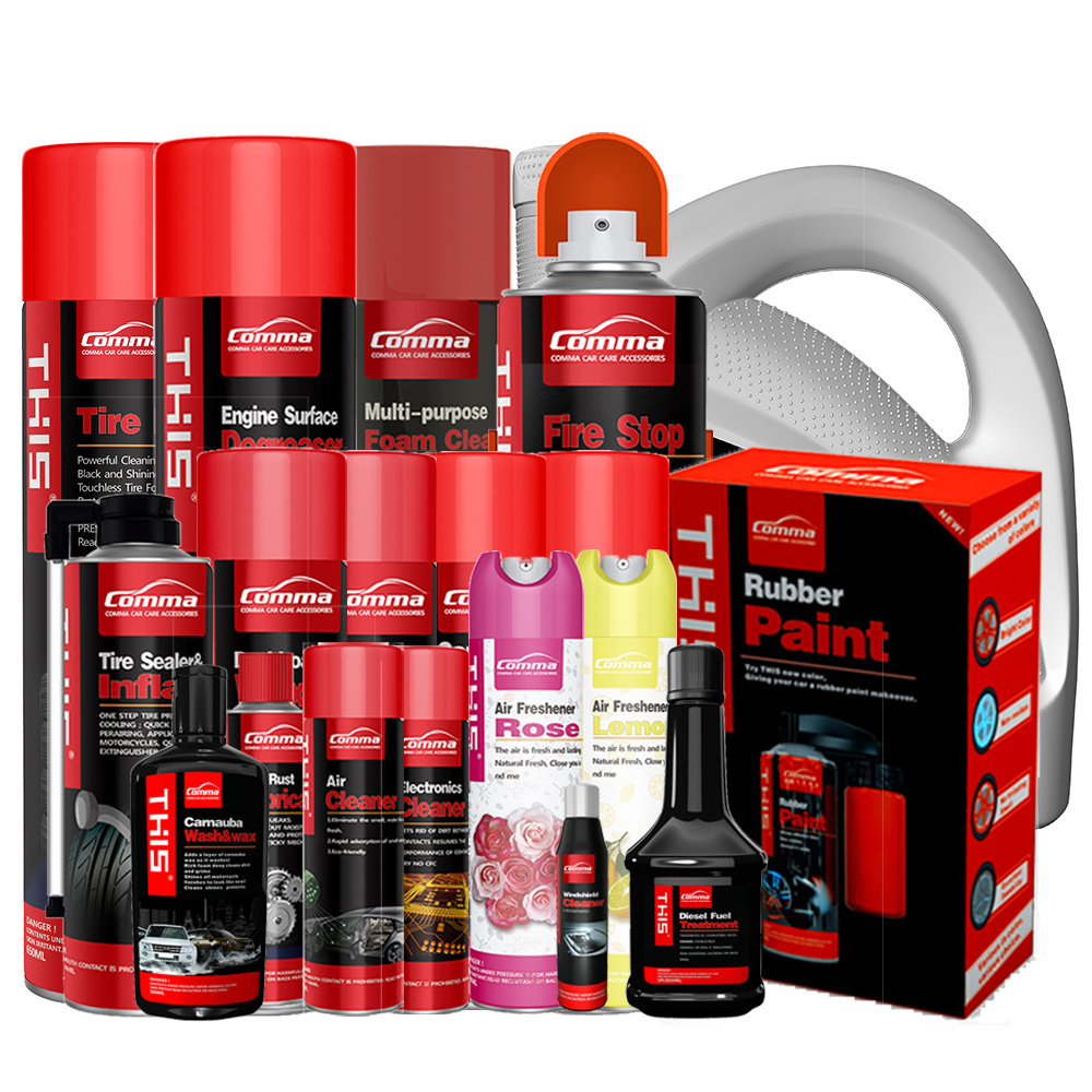 Car wash and car cleaning kits, car wash and wax concentrate, protectant spray and tire foam