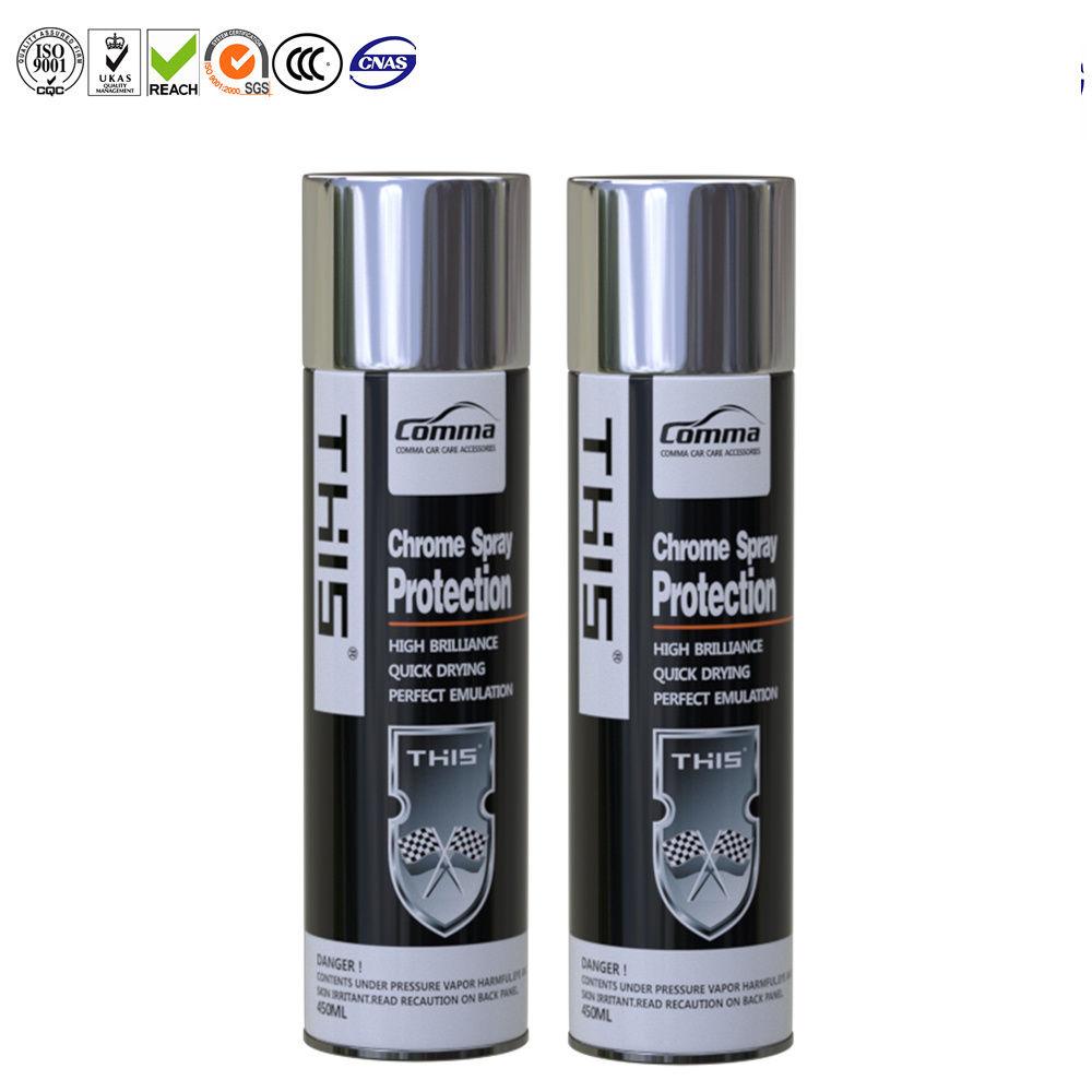 spray silver metal effect lacquer varnish car coating high heat for wheels mirrored gold liquid chrome paint Metal spray paint