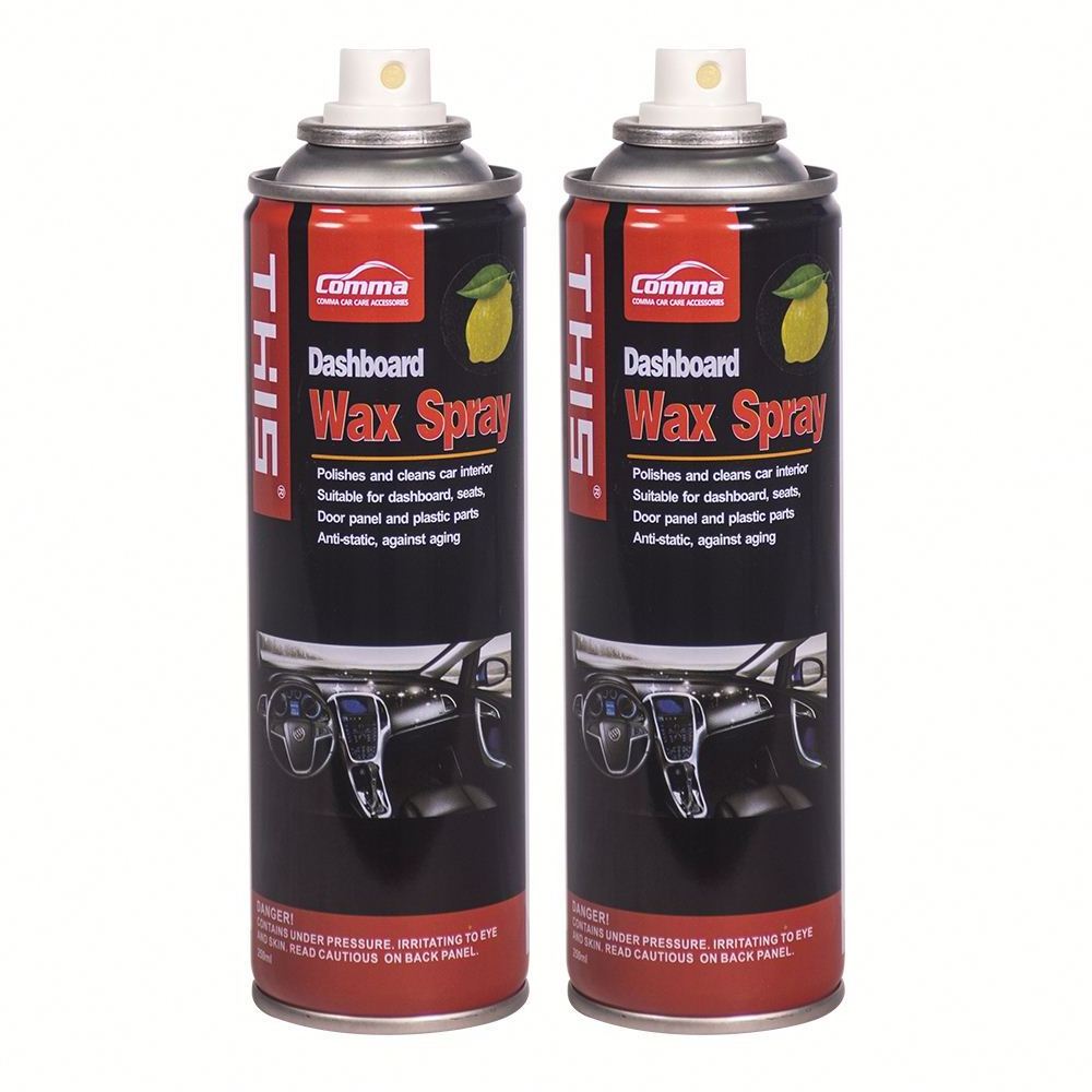 In Stock Free Sample car care silicone dashboard and leather polish cleaner wax spray