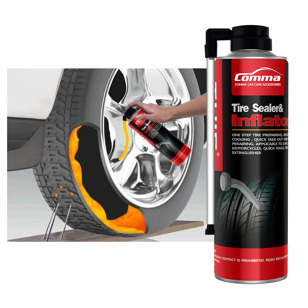 China Car Care Products emergency tire repair sealant tire patch spray liquid rubber tire repair