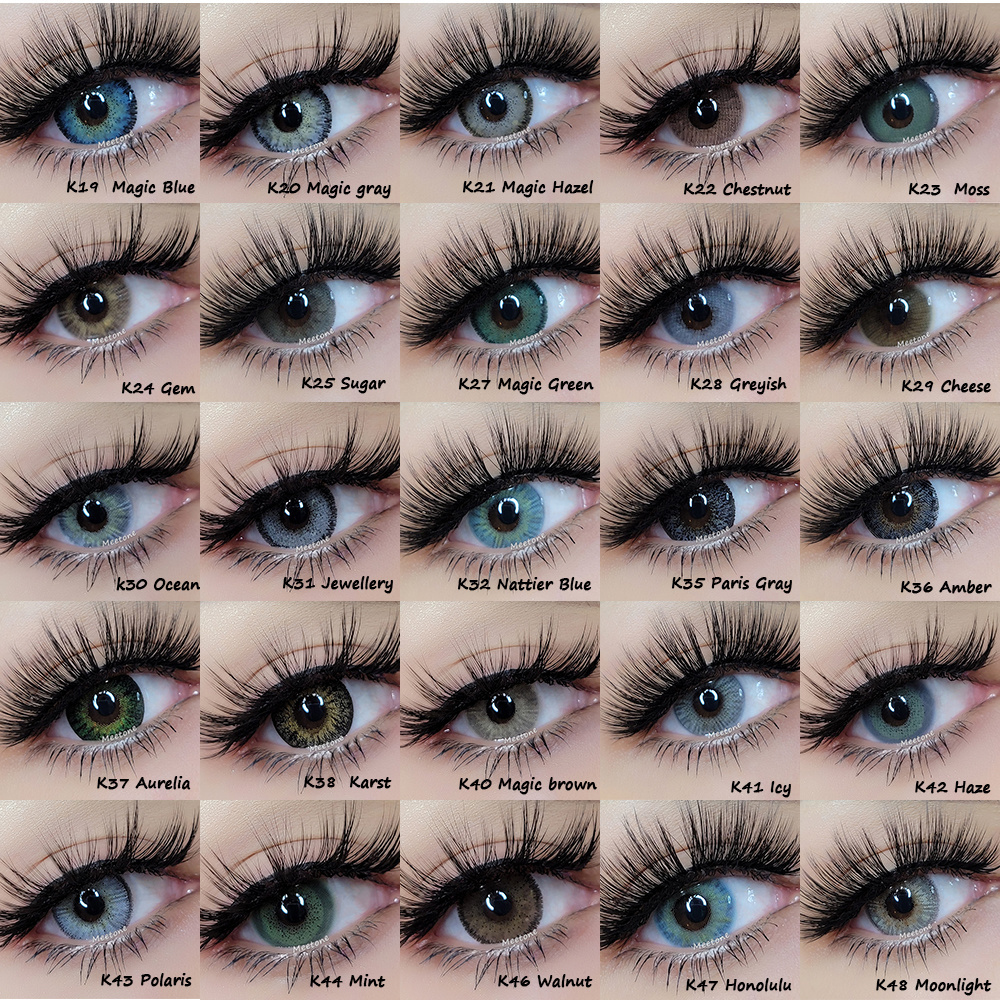 Private label Meetone Aurelia new arrival wholesale soft natural color cosmetic contact lenses