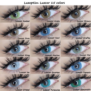 CE ISO factory directly wholesale cheap price Luxcor Luxlook super natural colored contacts cosmetic color contact lenses