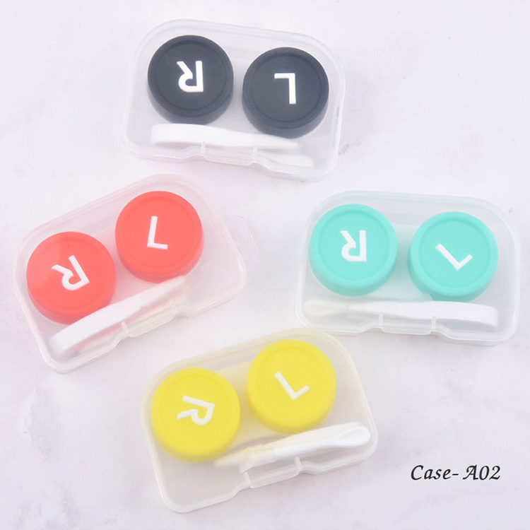 Wholesale cheap price Meetone contact lens case tweezers applicator contact lenses kit  plastic container