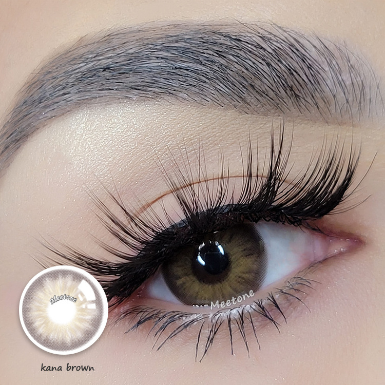 Meetone top sales Nature gray wholesale private logo luxury soft color contact lens