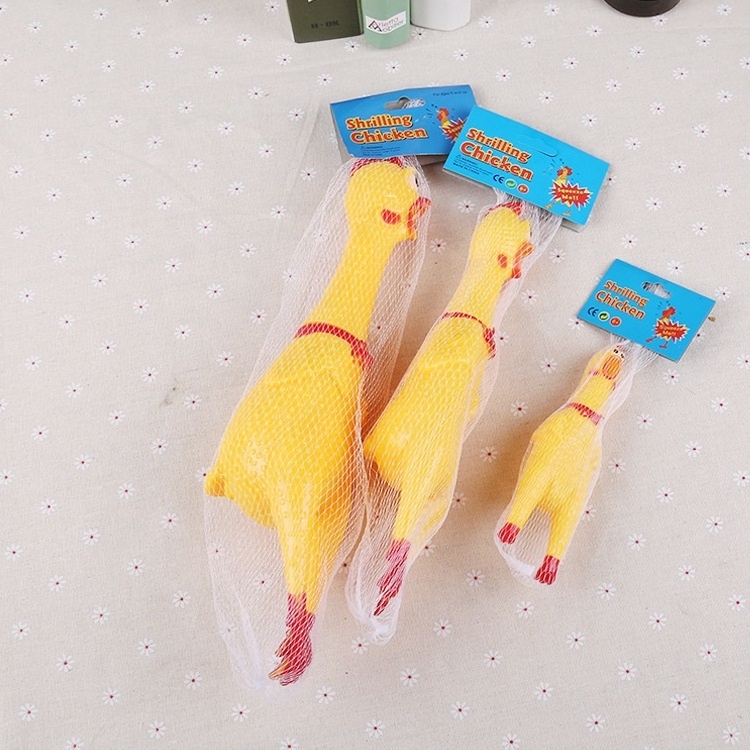 Funny Sounded Screaming  Chicken Pet Toy Scream Chicken Dog Toys