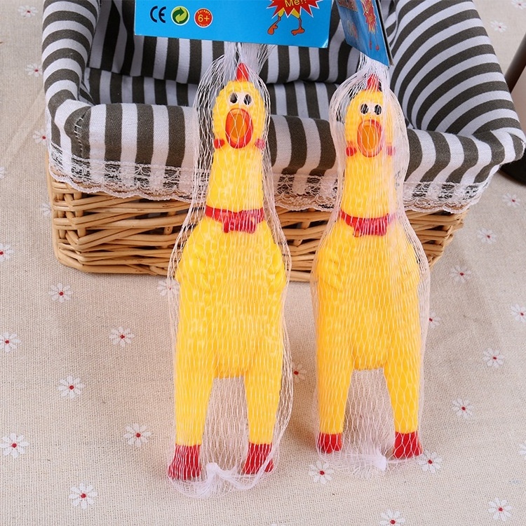 Funny Sounded Screaming  Chicken Pet Toy Scream Chicken Dog Toys