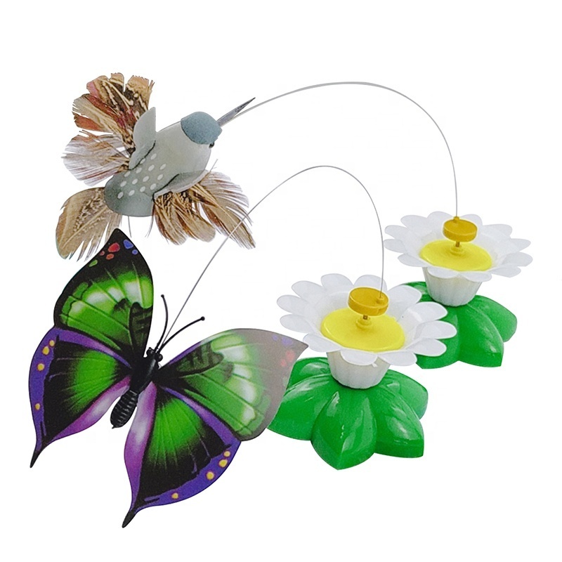 Pet Supplies Auto-rotating Windmill Butterfly Cat Interactive Toy