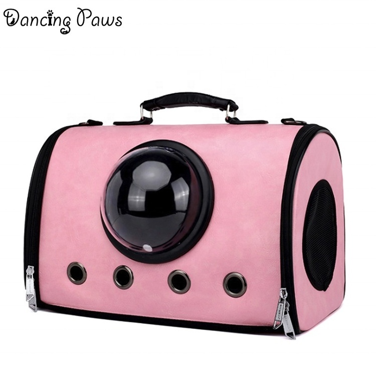 Concise design wholesale ventilated portable cat dog pet carrier for outdoor