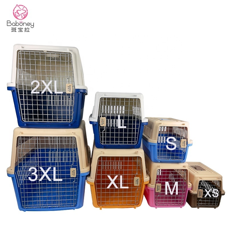 Popular Pet Airline Cages Pet Travel Crates for Medium and Large Pet Transport