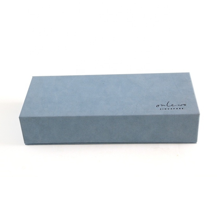 Wholesale custom luxury velvet invitation magnetic gift box