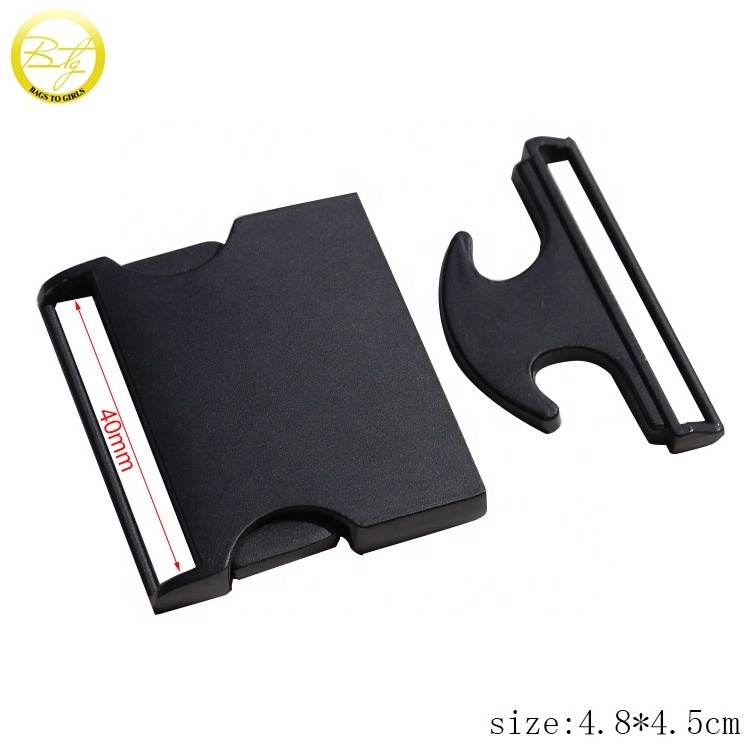 Eco-friendly plated metal buckle for belts wholesale blank quick side release metal buckle for backpack