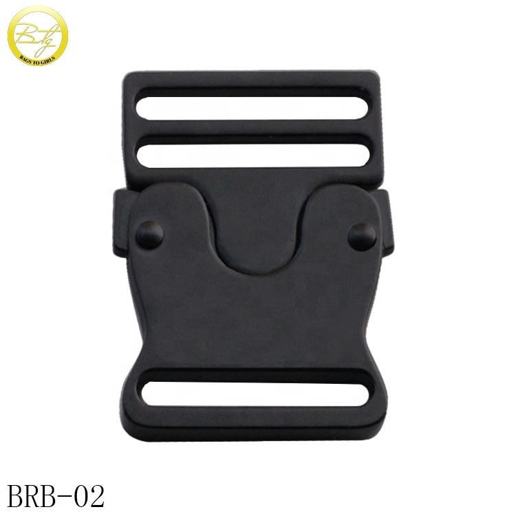 Wholesale multicolor bags release buckle logo blanks alloy quick side adjustable buckles for dog collars