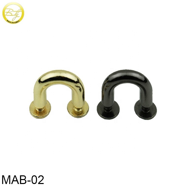 European Market hardware arch loop hooks for leather purse handbag arch bridge hardware