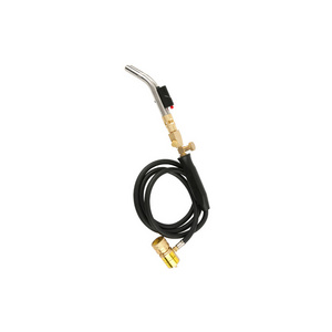 Portable double tube type automatic gas welding torch or hand torch  for copper tubes of air conditioners and fridges