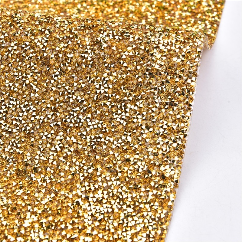 A04 wholesale hot fix bling self adhesive rhinestones clear glass rhinestone crystal sheet