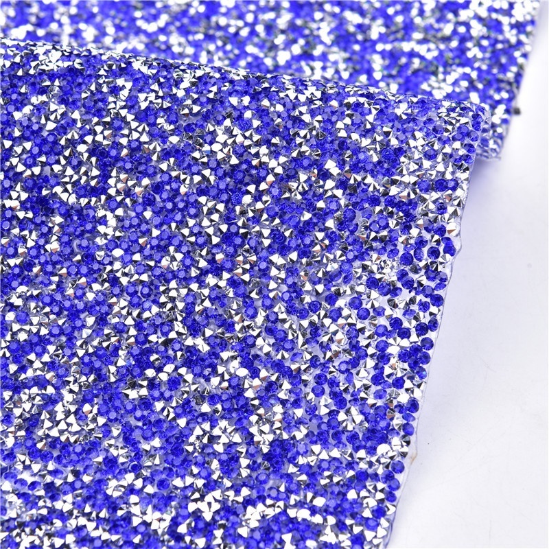 A04 wholesale hot fix bling self adhesive rhinestones clear glass rhinestone crystal sheet