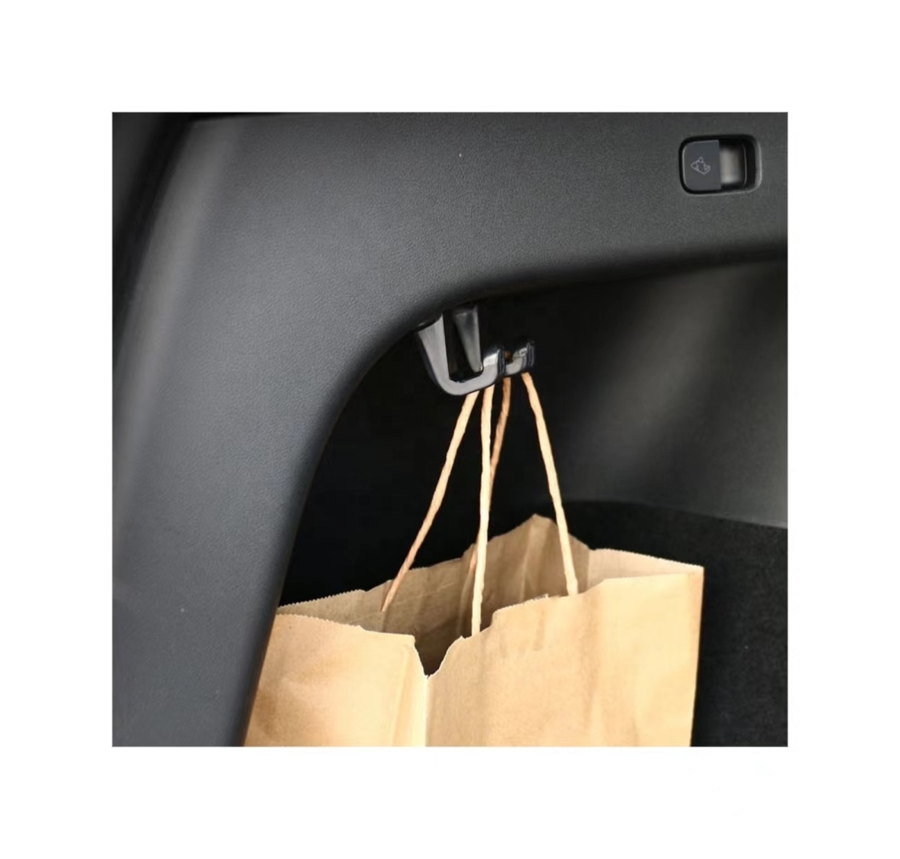 Car Umbrella Hanger Holder Car Rear Trunk Mounting Bracket Towel Hooks For Umbrella Hanging Hook For Tesla Model Y