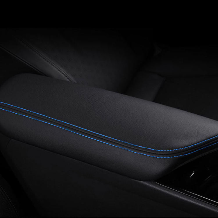 Wholesale Popular Microfiber leather car interior console armrest box cover  is suitable for CHR