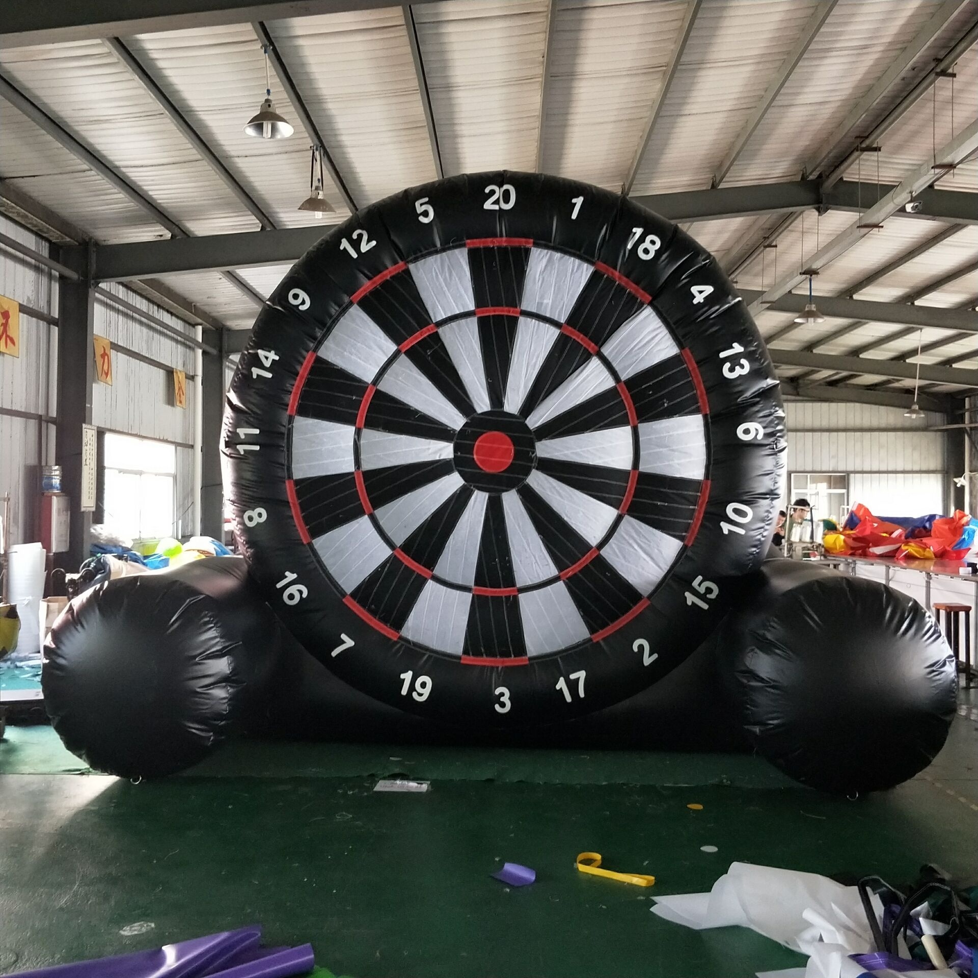 cheap inflatable football soccer dart board foot ball dartboard sports game for sale Inflatable dart board