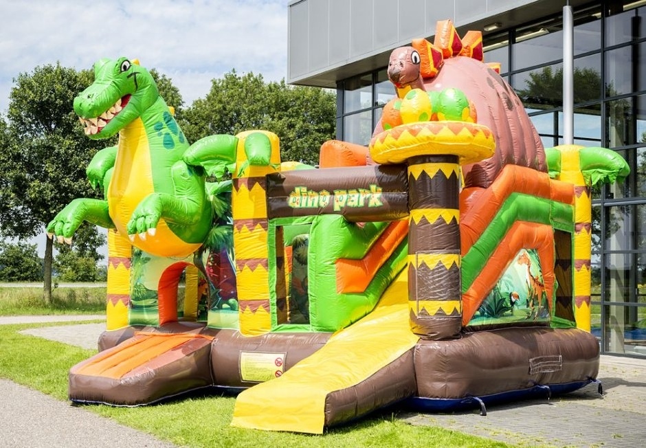 Customized size dinosaur inflatable castle, kids inflatable trampoline for rent