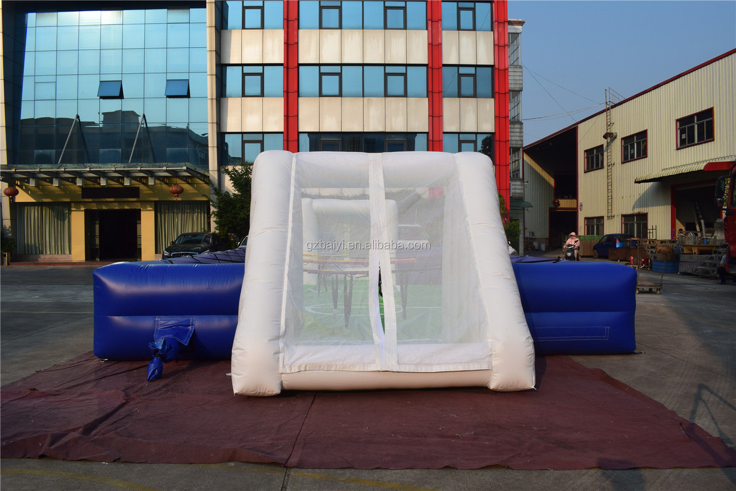 Factory Sale Inflatable Sports Games Inflatable Soap Water Soccer/Football Field/Pitch For Kids and Adult