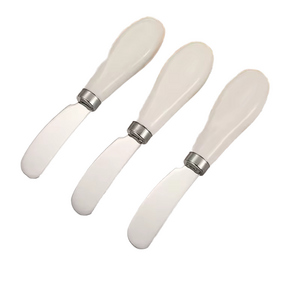 Stainless Steel Kitchen Accessories Thickened Cream Cheese Spread Jam Peanut Butter Heated Knife Set Metal Cheese Tools