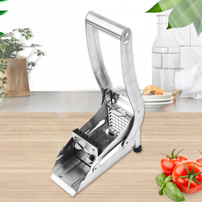 Stainless Steel Manual Thick Potato Slicer and French Fries Cutter for Burger Shop Also Cucumbers-Fruit & Vegetable Tool