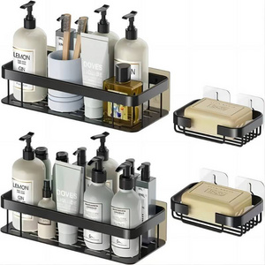 Bathroom Storage Set Suction Cup Shelf Storage shelves and racks Located in Accessories Kitchen accessories