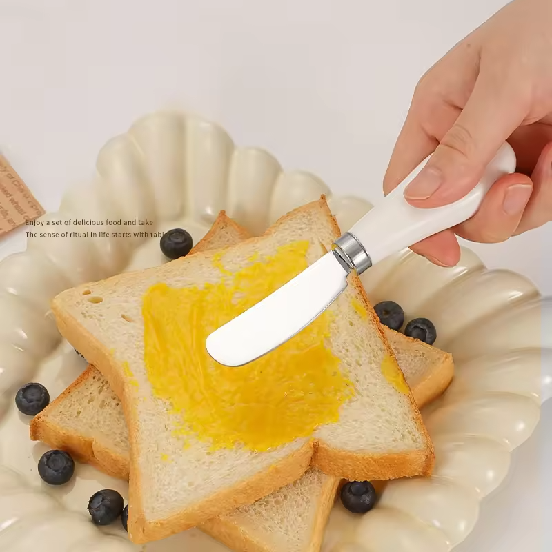 Thickened Cream Cheese Jam Spread & Peanut Butter Heated Knife Stainless Steel Kitchen Accessories Premium Cheese Tools Set