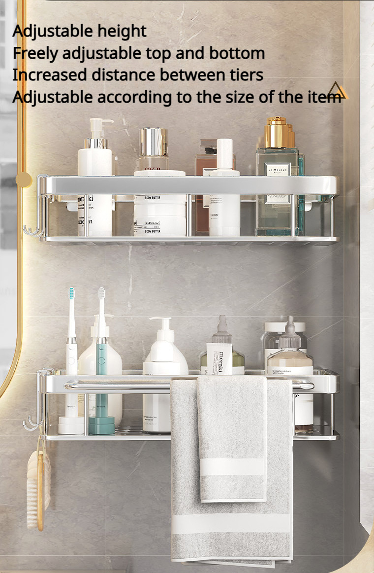 Bathroom Storage Set Suction Cup Shelf Storage shelves and racks Located in Accessories Kitchen accessories