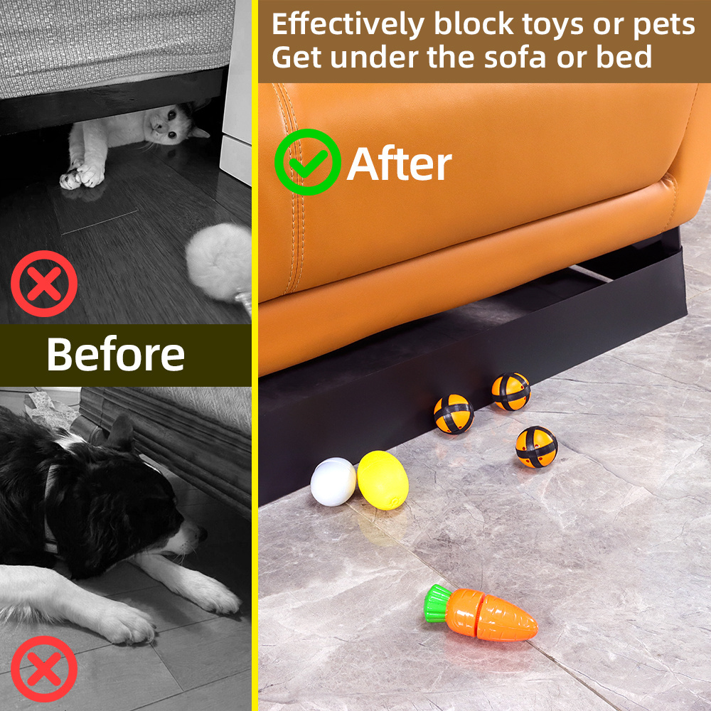 couch blocker stop things blocker toy  under bed blocker for pets and toys