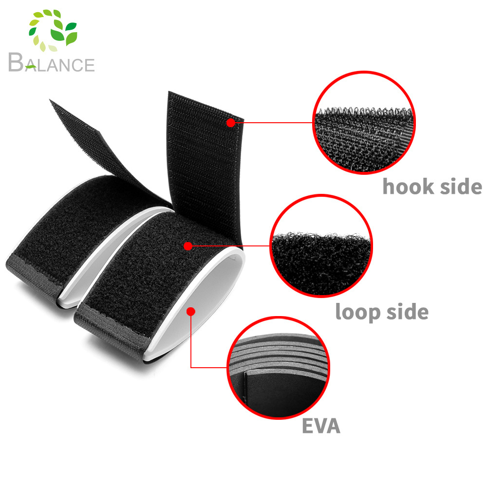 High quality Super strong Nylon hook loop and EVA or rubber nordic ski strap for snowboard binding