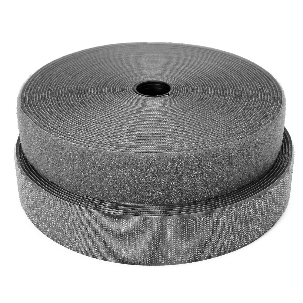 Factory Custom Different Size Hook and Loop Magic Fastener Tape No Glue Sewing-on Hook Loop Tape for DIY Garment