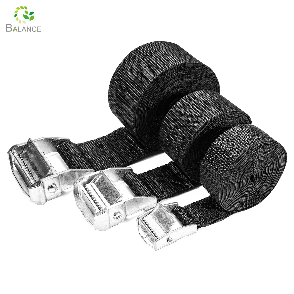 Factory Price Heavy Duty Cargo Tie-Down Straps Cam Buckle Straps for Securing Cargo, Luggage, Motorcycles