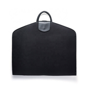 Promotion Leather Composite Cloth Garment Bags Clothing Storage of Shirts Coats Suit Case Travel Bags