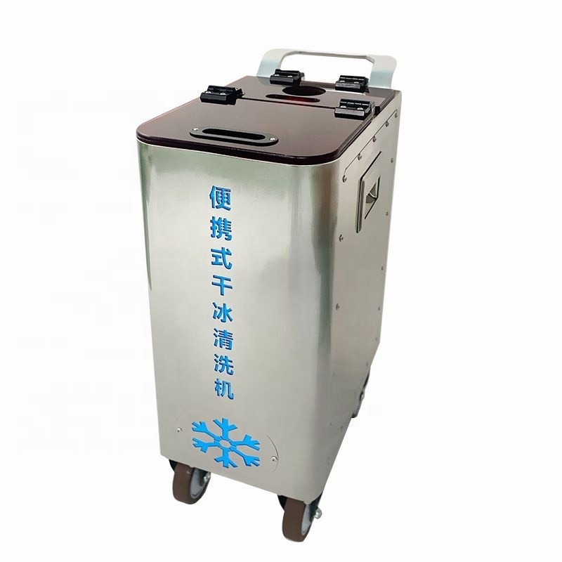 Manufacturing wholesales portable 120kg/h micro dry ice blasting cleaning machine dry ice blasting machine