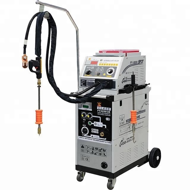 Multifunctional resistance spot welder and MIG welder