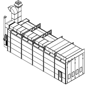 2022 CE Approved New Design Bus/Truck  Spray Paint Booth for Sale