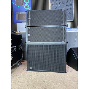 BAONA AUDIO Dual 10 Inch Line Array and single 18 inch woofer System Speaker Passive 2 Way Sound Speaker combination