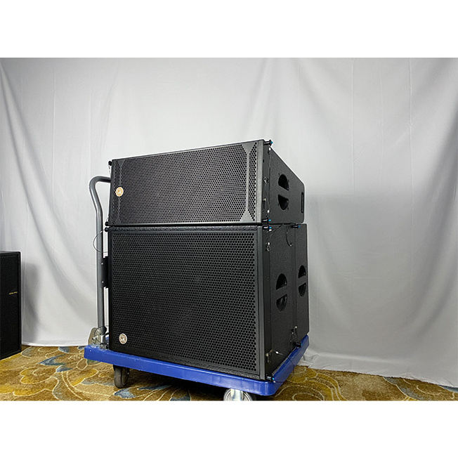 BAONA AUDIO Dual 10 Inch Line Array and single 18 inch woofer System Speaker Passive 2 Way Sound Speaker combination