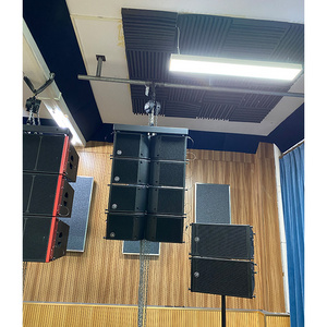 Dual 8 Inch Line Array Sound Audio Equipment System High End Passive Two Way Church Speakers