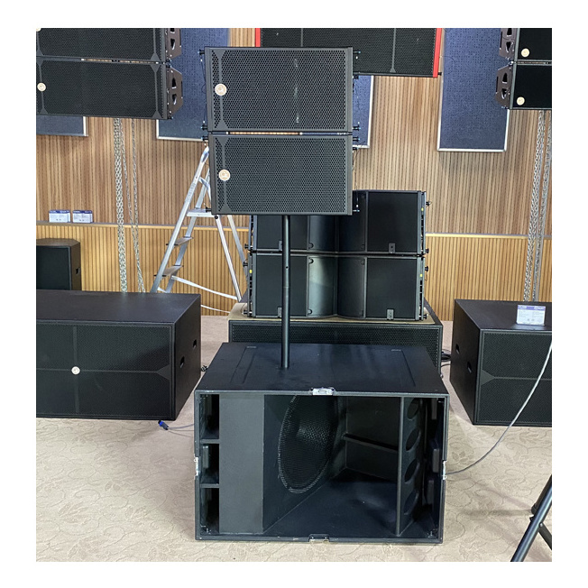 Customized design powerful sound 18 inch active subwoofer active line array column speaker powerful column speaker