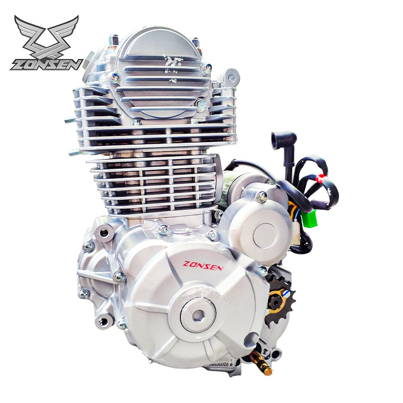 high quality zongshen 250cc motorcycle engine for Ktm Off-Road 4 stroke air cooled engine PR250 With 6 gearshift