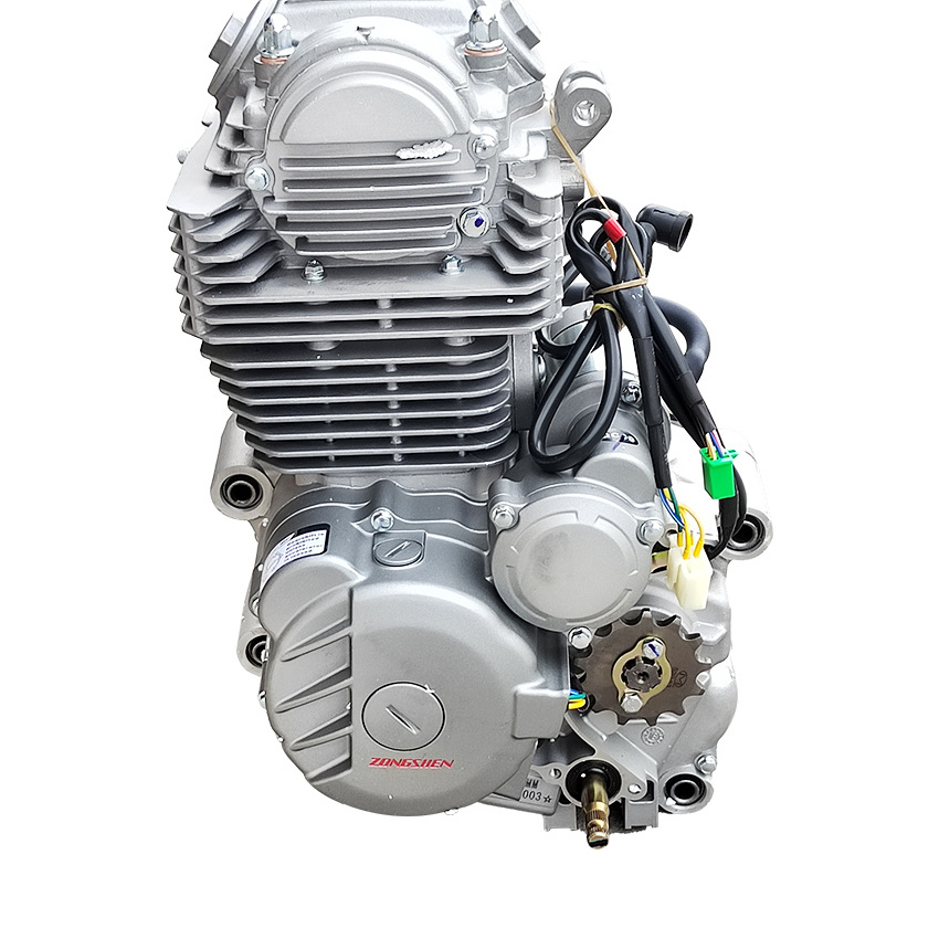 OEM factory shop motorcycle Zongshen CB250-F engine, fuel engine Zongshen 250cc engine 4 stroke for three wheel motorcycle