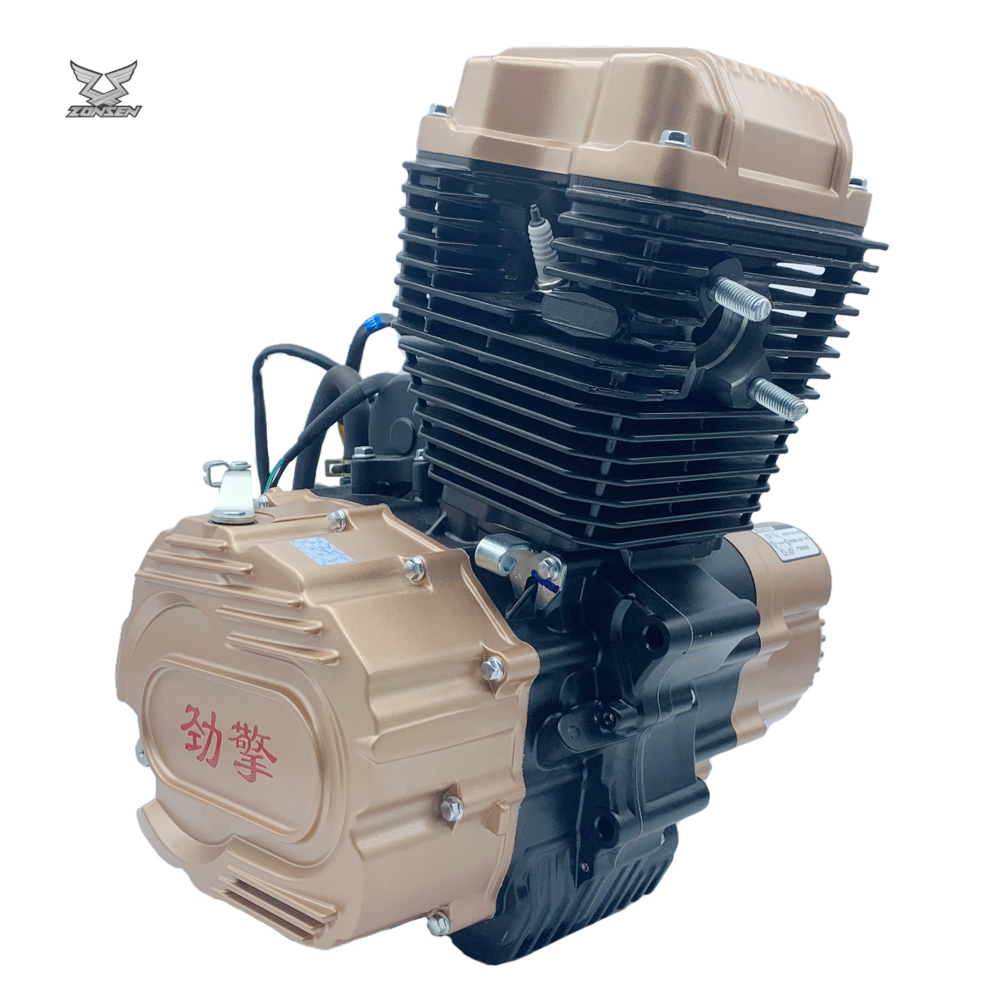 OEM Motorcycle Zongshen 175cc Air Cooled Engine 4 Stroke 5 Speed Gears Dirt Bike Quad Off-Road 2-Wheels CG175 Motor For Honda