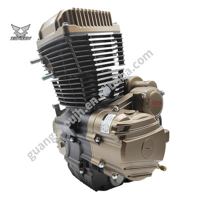 High Quality Zongshen CG250cc Motorcycle Water-Cooled Gasoline Engine Assy With 200cc Electric Kick Start Single Cylinder Parts