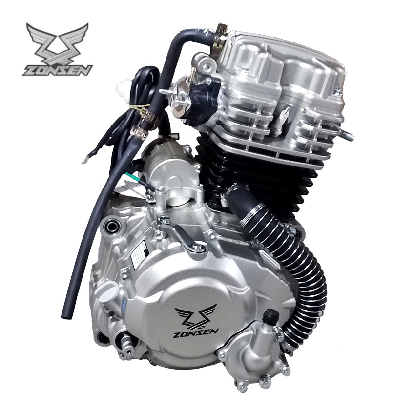 OEM Motorcycle Engine Assembly Zongshen Jinqing 300cc Motorcycle Engine Water-cooled, Zongshen 300cc Tricycle Engine 4 Stroke