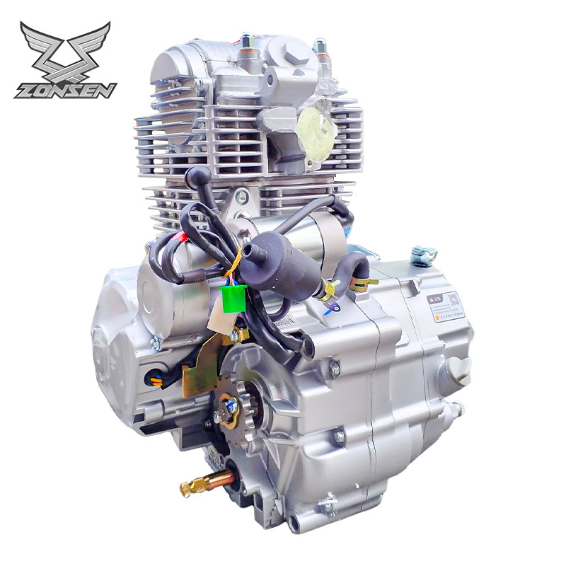 high quality zongshen 250cc motorcycle engine for Ktm Off-Road 4 stroke air cooled engine PR250 With 6 gearshift